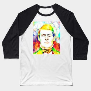 Phineas Gage Colourful Portrait | Phineas Gage Artwork 11 Baseball T-Shirt